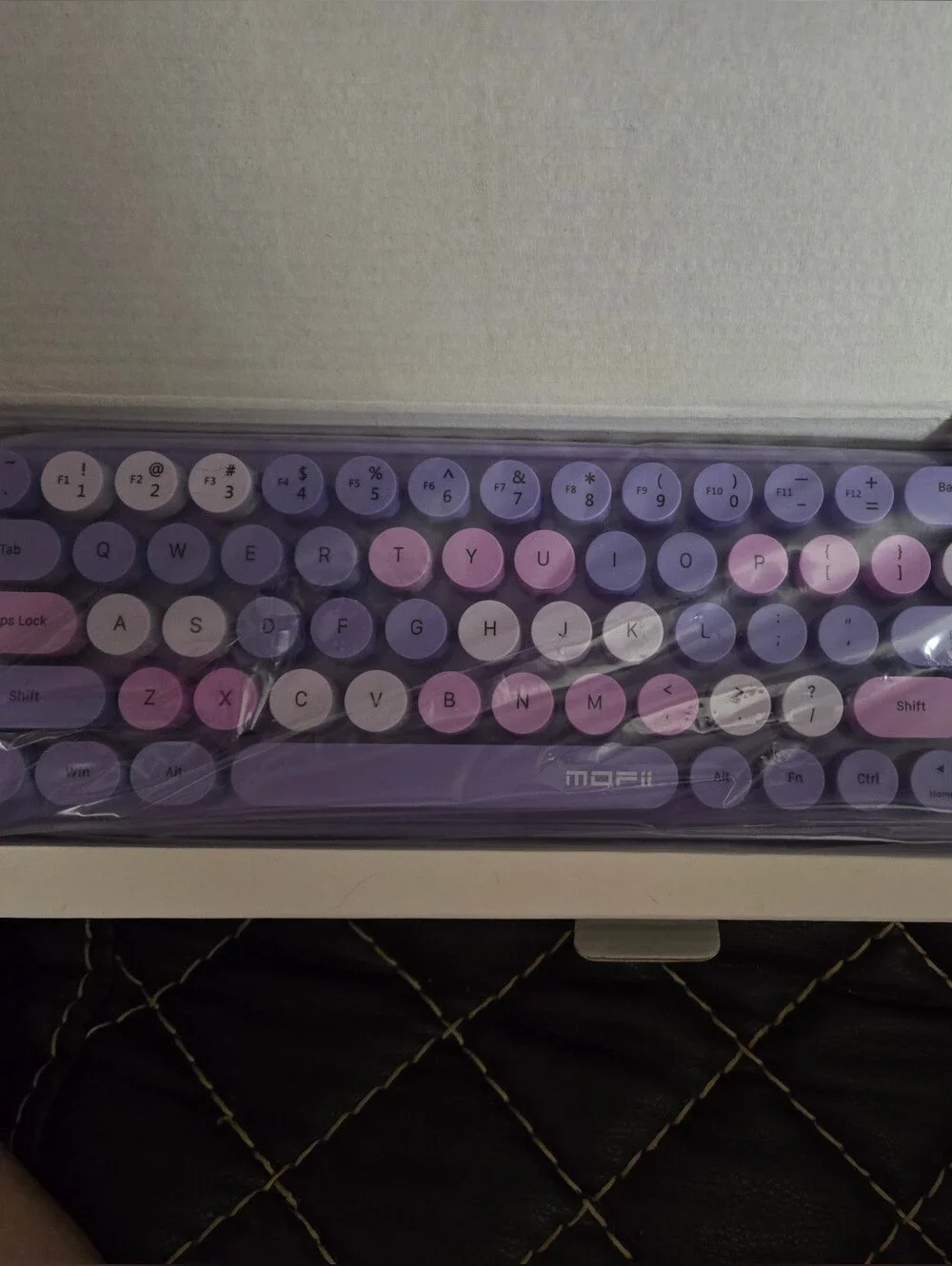 MOFII Wireless Keyboard and Mouse In Purple. Brand New. Never Opened In Box NIB